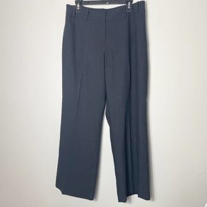 Loft Charcoal Julie Wide-Leg Pants Size 12